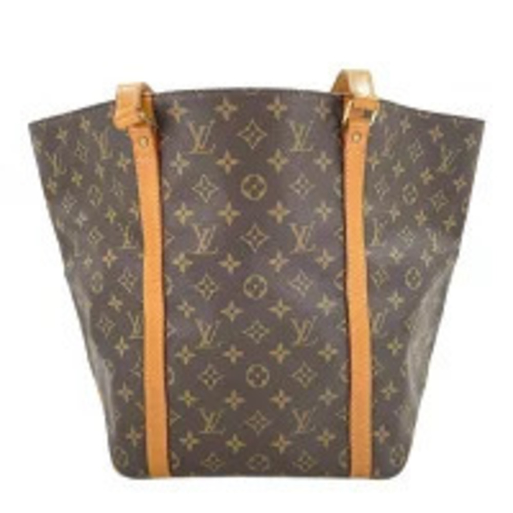 Louis Vuitton Monogram Babylon Tote Bag Brown